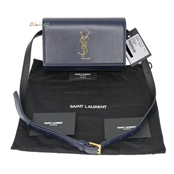 Saint Laurent Monogram Kate Leather Belt Bag Size 85 - Picture 5 of 10